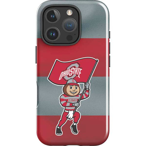 Ohio State University OSU Buckeyes Flag iPhone 16 Pro Max Impact Case