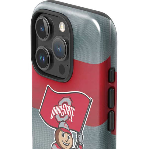Ohio State University OSU Buckeyes Flag iPhone 16 Pro Max Impact Case