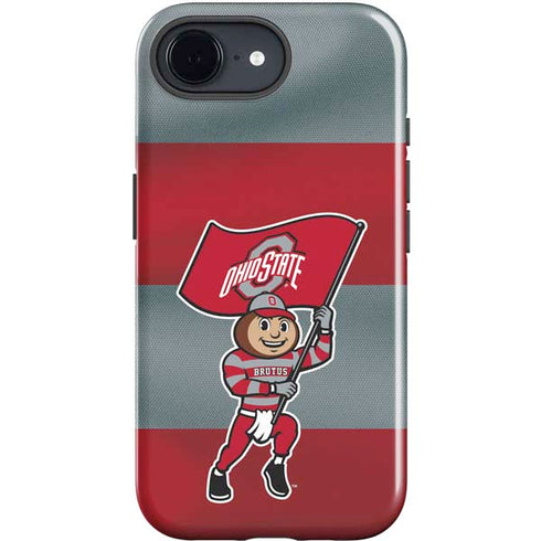 Ohio State University OSU Buckeyes Flag iPhone 16e Impact Case