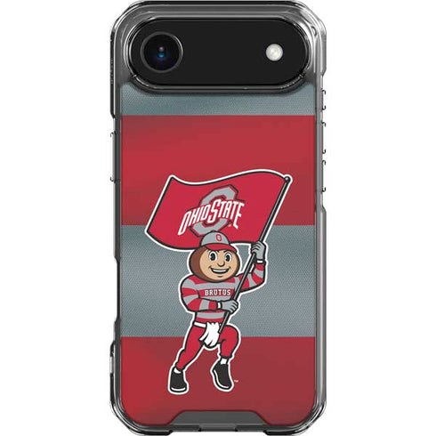 Ohio State University OSU Buckeyes Flag iPhone 17 Air Clear Case