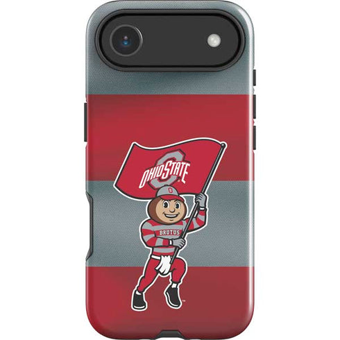 Ohio State University OSU Buckeyes Flag iPhone 17 Air Impact Case