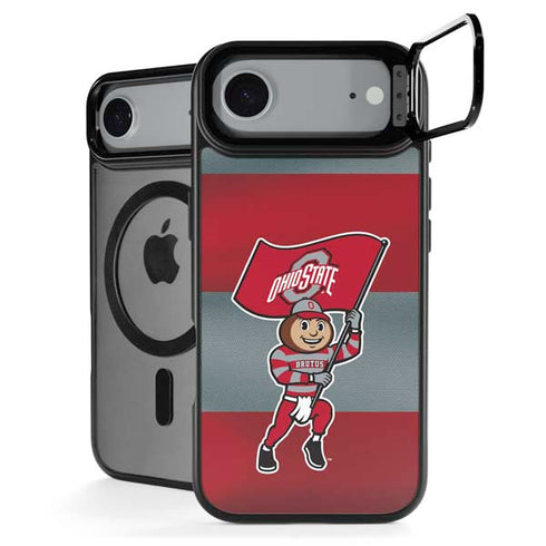 Ohio State University OSU Buckeyes Flag iPhone 17 Air Kickstand Case