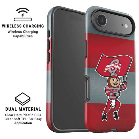 Ohio State University OSU Buckeyes Flag iPhone 17 Air Magsafe Impact Case