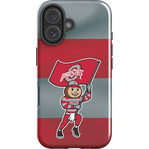 Ohio State University OSU Buckeyes Flag iPhone 17 Impact Case