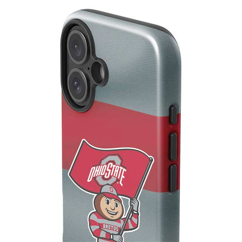 Ohio State University OSU Buckeyes Flag iPhone 17 Impact Case