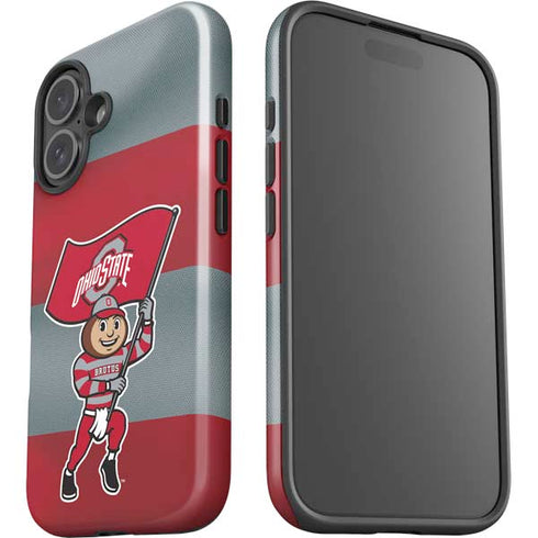 Ohio State University OSU Buckeyes Flag iPhone 17 Impact Case
