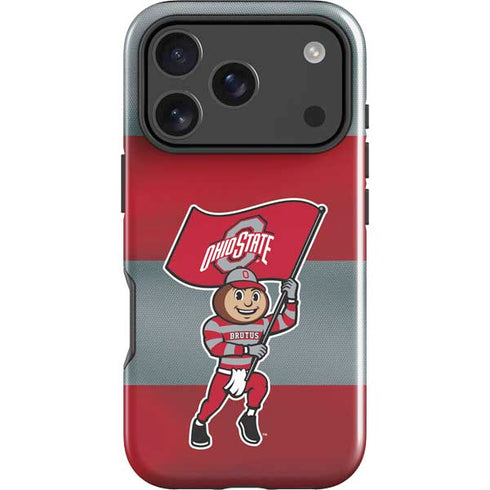 Ohio State University OSU Buckeyes Flag iPhone 17 Pro Impact Case