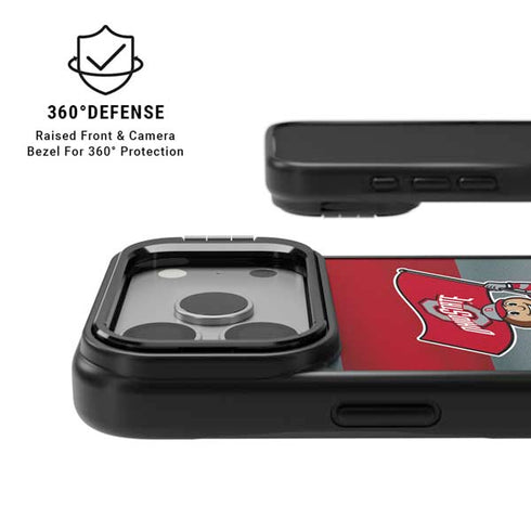 Ohio State University OSU Buckeyes Flag iPhone 17 Pro Kickstand Case