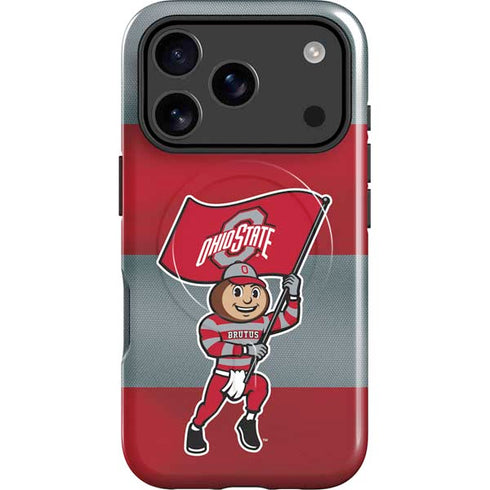 Ohio State University OSU Buckeyes Flag iPhone 17 Pro Magsafe Impact Case