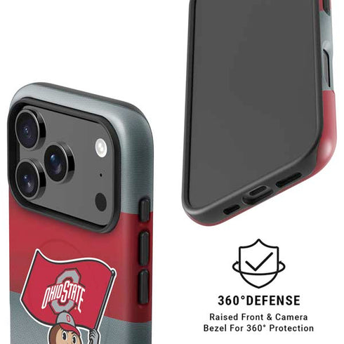 Ohio State University OSU Buckeyes Flag iPhone 17 Pro Magsafe Impact Case