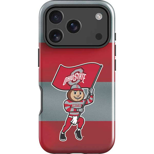 Ohio State University OSU Buckeyes Flag iPhone 17 Pro Max Impact Case