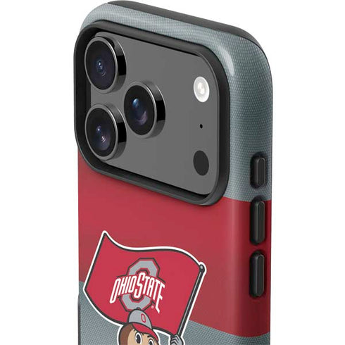 Ohio State University OSU Buckeyes Flag iPhone 17 Pro Max Impact Case