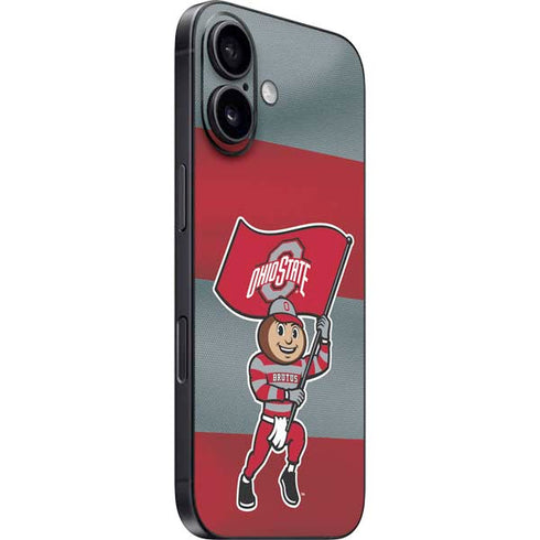 Ohio State University OSU Buckeyes Flag iPhone 17 Skin