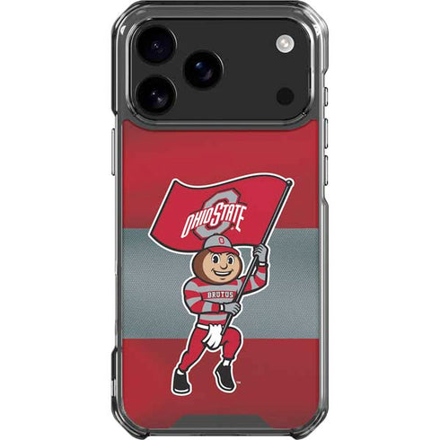 Ohio State University OSU Buckeyes Flag iPhone 18 Pro Max Clear Case
