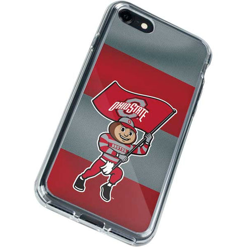 Ohio State University OSU Buckeyes Flag iPhone SE (2nd & 3rd Gen) Clear Case