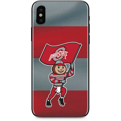 Ohio State University OSU Buckeyes Flag iPhone X Skin