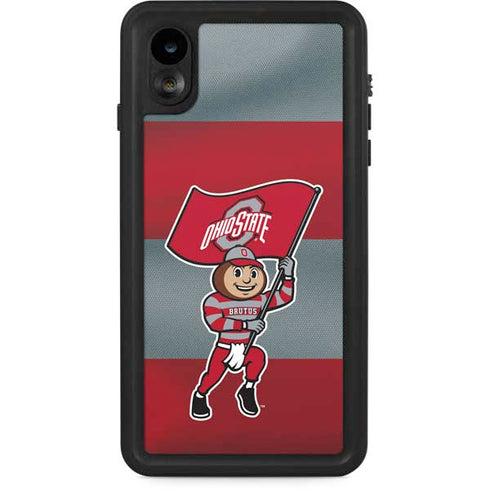 Ohio State University OSU Buckeyes Flag iPhone XR Waterproof Case