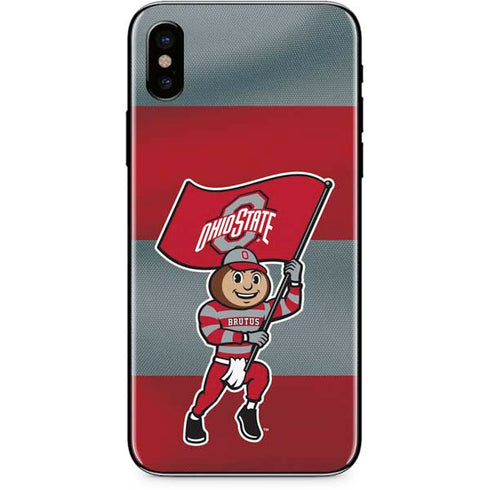 Ohio State University OSU Buckeyes Flag iPhone XS Skin