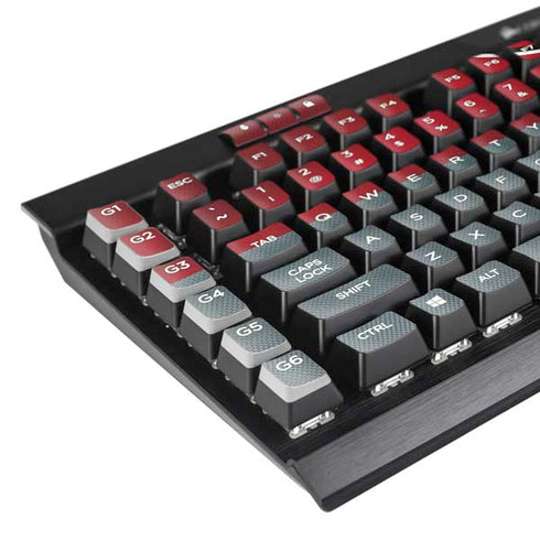 Ohio State University OSU Buckeyes Flag K95 RGB PLATINUM Mechanical Gaming Keyboard Skin