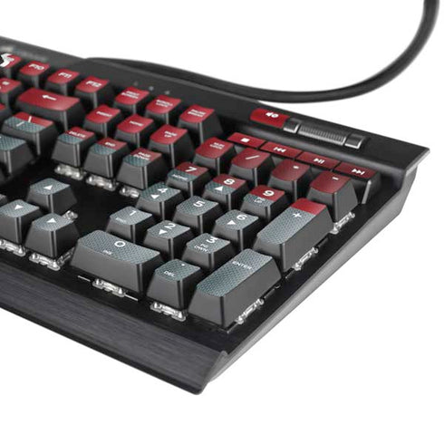 Ohio State University OSU Buckeyes Flag K95 RGB PLATINUM Mechanical Gaming Keyboard Skin