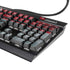 Ohio State University OSU Buckeyes Flag K95 RGB PLATINUM Mechanical Gaming Keyboard Skin