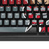 Ohio State University OSU Buckeyes Flag K95 RGB PLATINUM Mechanical Gaming Keyboard Skin
