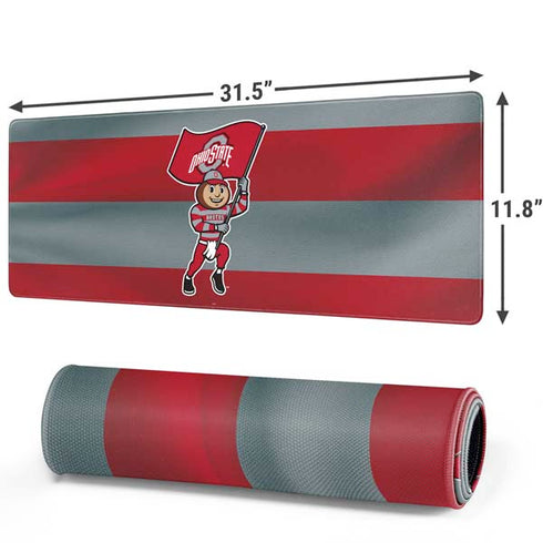 Ohio State University OSU Buckeyes Flag Gaming Mouse Pad