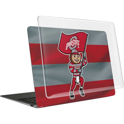 Ohio State University OSU Buckeyes Flag MacBook Air 13in (2020) Case plus Skin