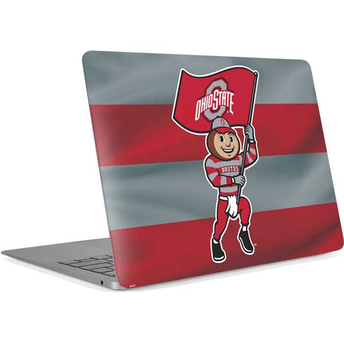 Ohio State University OSU Buckeyes Flag Apple MacBook Air Skin