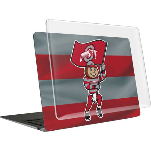 Ohio State University OSU Buckeyes Flag MacBook Air 15in (2023-2025) Case plus Skin