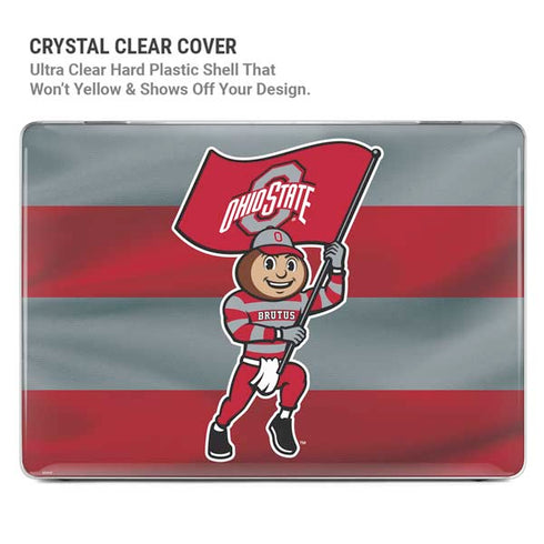 Ohio State University OSU Buckeyes Flag MacBook Air 15in (2023-2025) Case plus Skin