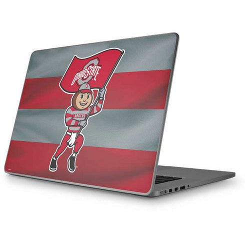 Ohio State University OSU Buckeyes Flag Apple MacBook Pro 17-inch Skin