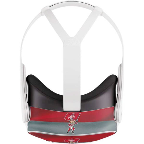 Ohio State University OSU Buckeyes Flag Meta Quest 3S Skin