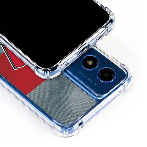 Ohio State University OSU Buckeyes Flag Moto G 5G (2024) Clear Case