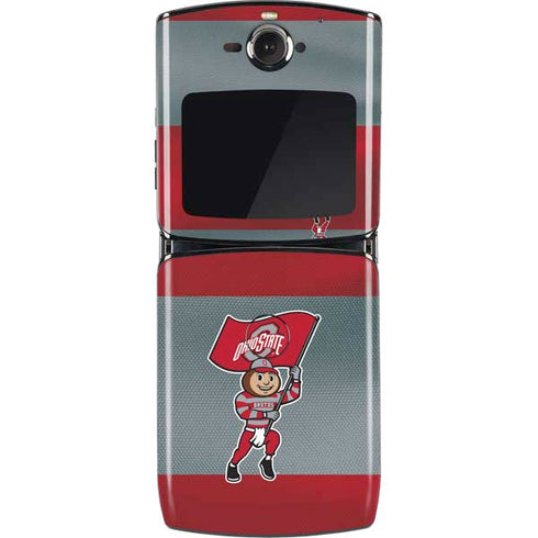 Ohio State University OSU Buckeyes Flag Motorola RAZR Skin
