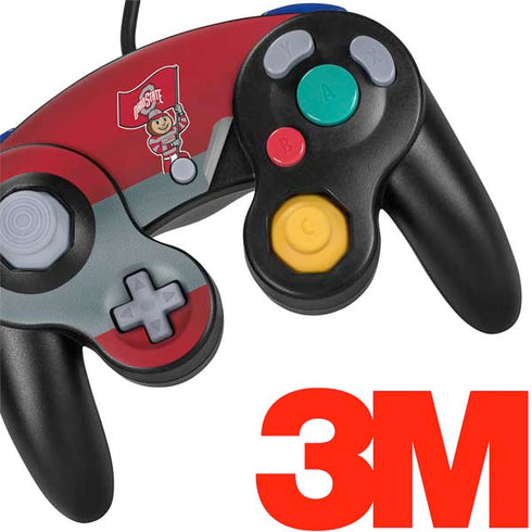 Ohio State University OSU Buckeyes Flag Nintendo GameCube Controller Skin