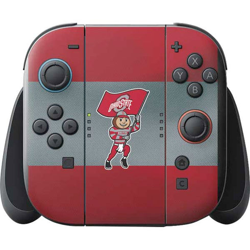 Ohio State University OSU Buckeyes Flag Nintendo Switch 2 (2025) with Joy-Con Skin