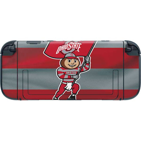 Ohio State University OSU Buckeyes Flag Nintendo Switch 2 (2025) with Joy-Con Skin