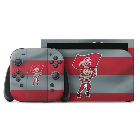 Ohio State University OSU Buckeyes Flag Nintendo Skins