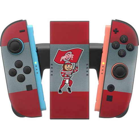 Ohio State University OSU Buckeyes Flag Nintendo Switch 2 (2025) Joy-Con Controller Skin
