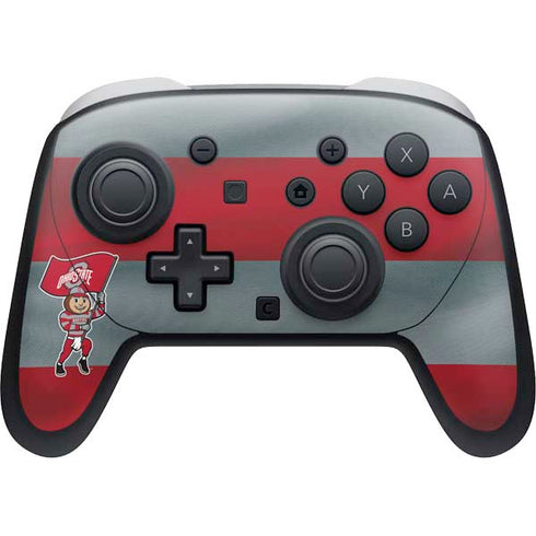 Ohio State University OSU Buckeyes Flag Nintendo Switch 2 (2025) Pro Controller Skin