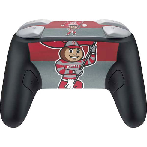 Ohio State University OSU Buckeyes Flag Nintendo Switch 2 (2025) Pro Controller Skin