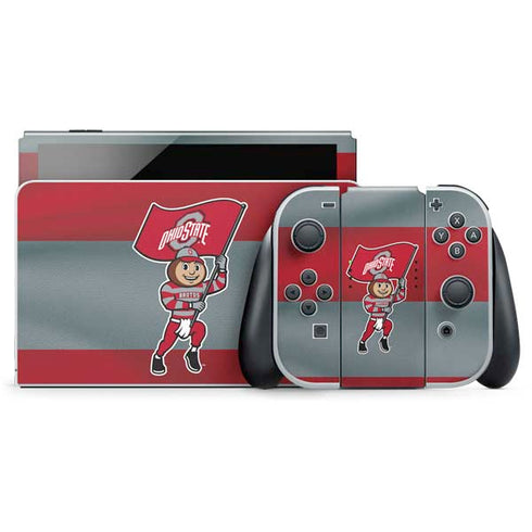 Ohio State University OSU Buckeyes Flag Nintendo Skins