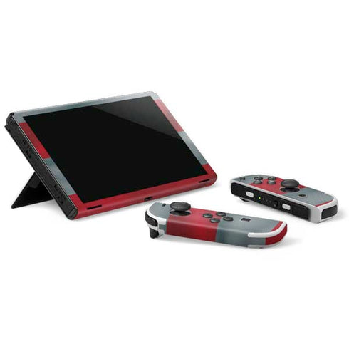 Ohio State University OSU Buckeyes Flag Nintendo Switch OLED (2021) Skin