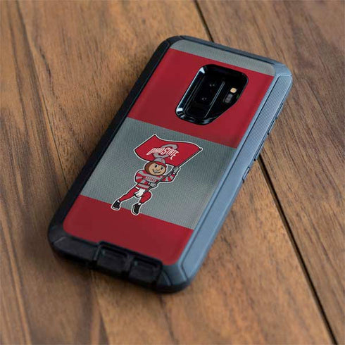Ohio State University OSU Buckeyes Flag Otterbox Defender Galaxy Skin