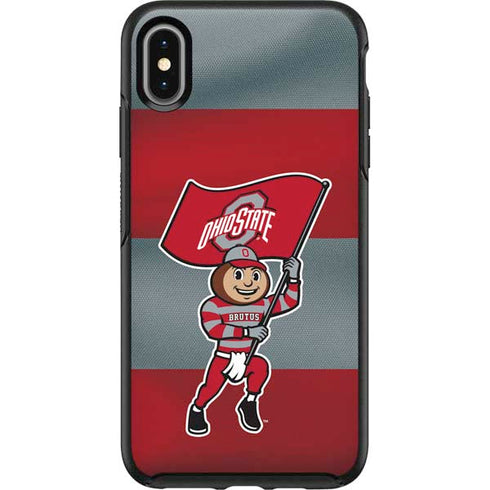 Ohio State University OSU Buckeyes Flag Otterbox Symmetry iPhone Skin