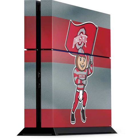 Ohio State University OSU Buckeyes Flag PS4 Console Skin