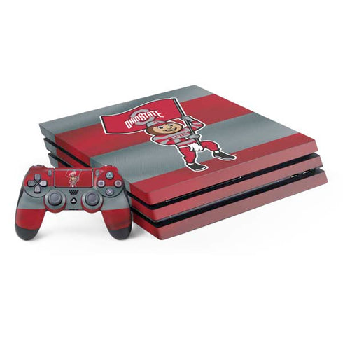 Ohio State University OSU Buckeyes Flag PS4 Pro Bundle Skin