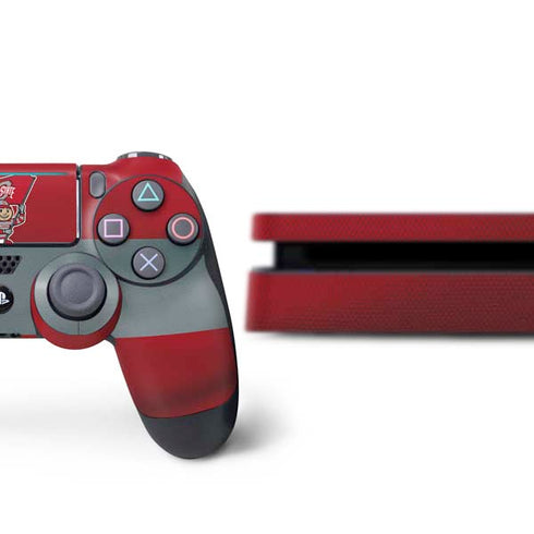 Ohio State University OSU Buckeyes Flag PS4 Slim Bundle Skin