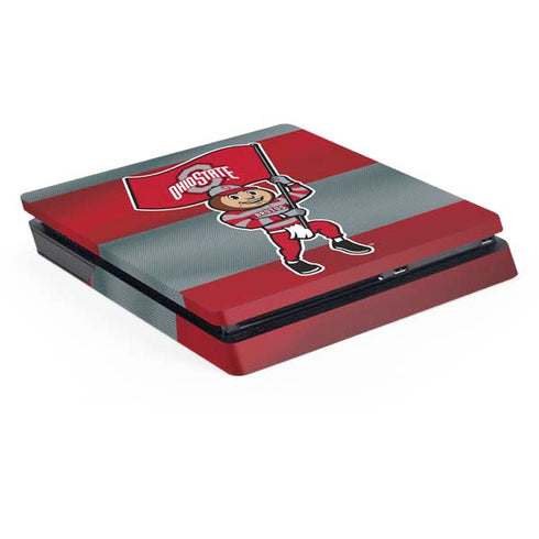 Ohio State University OSU Buckeyes Flag PS4 Slim Skin
